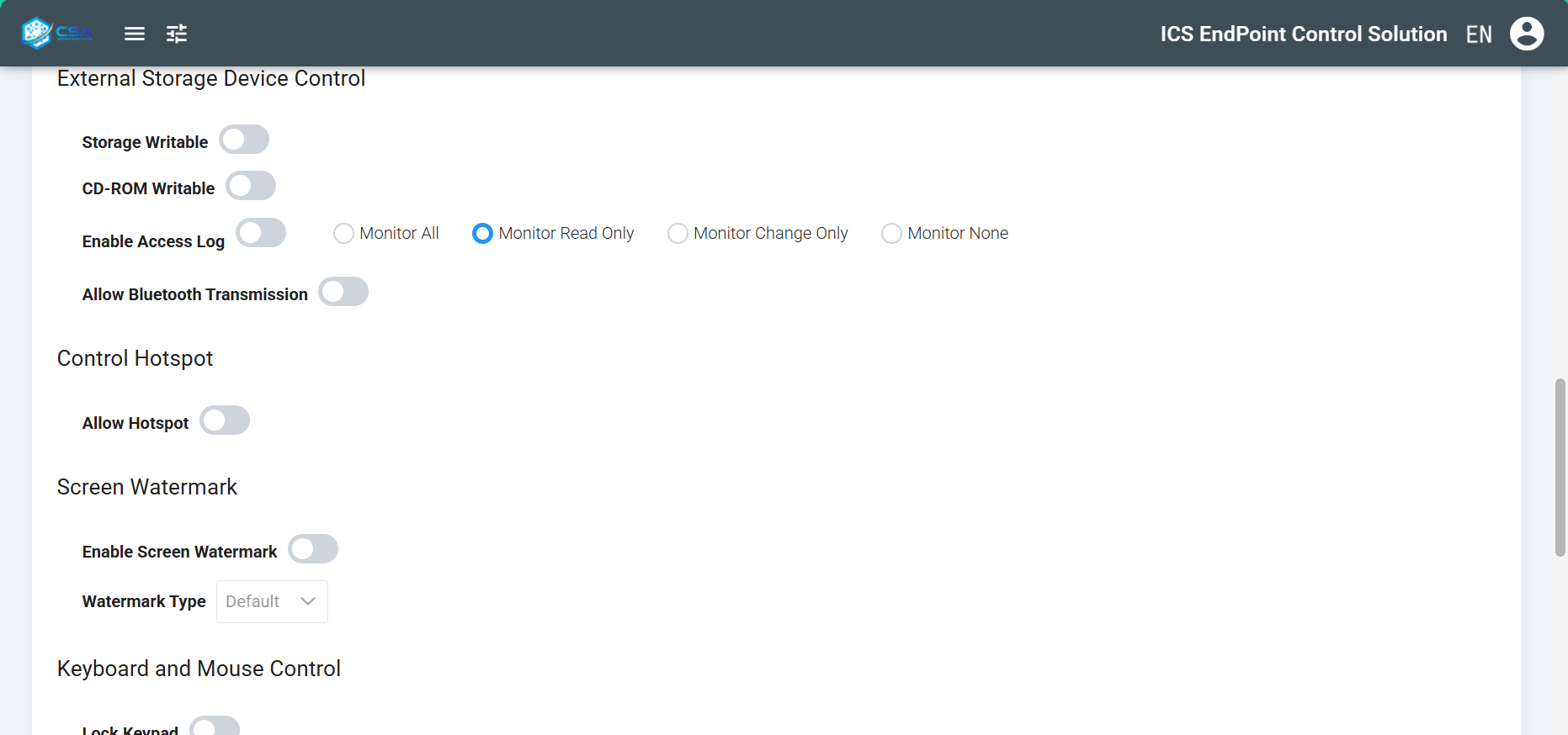 Kiểm soát bảo mật tổng quát